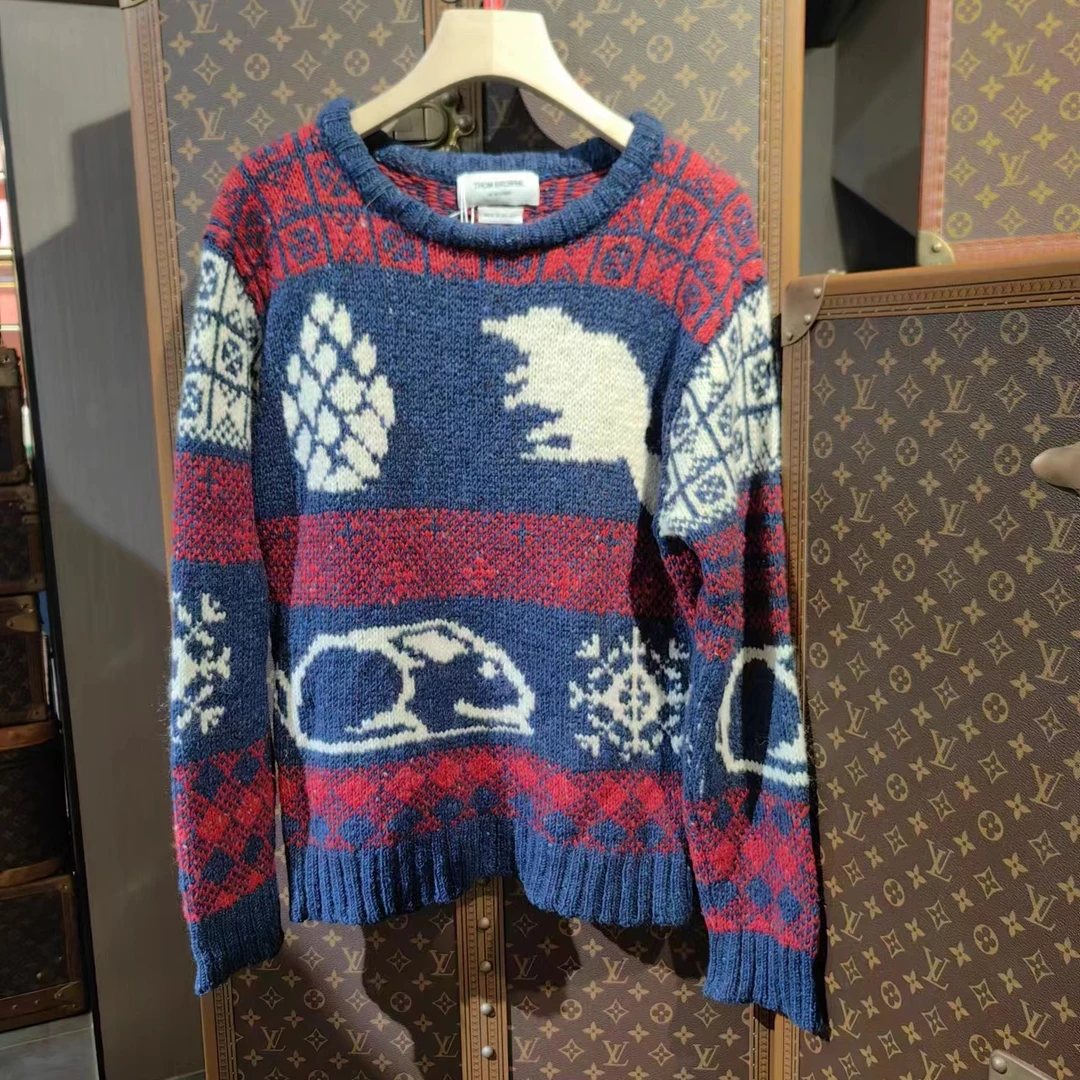 95新 THOMBROWNE 安洁利严选毛衣 /YK0104456