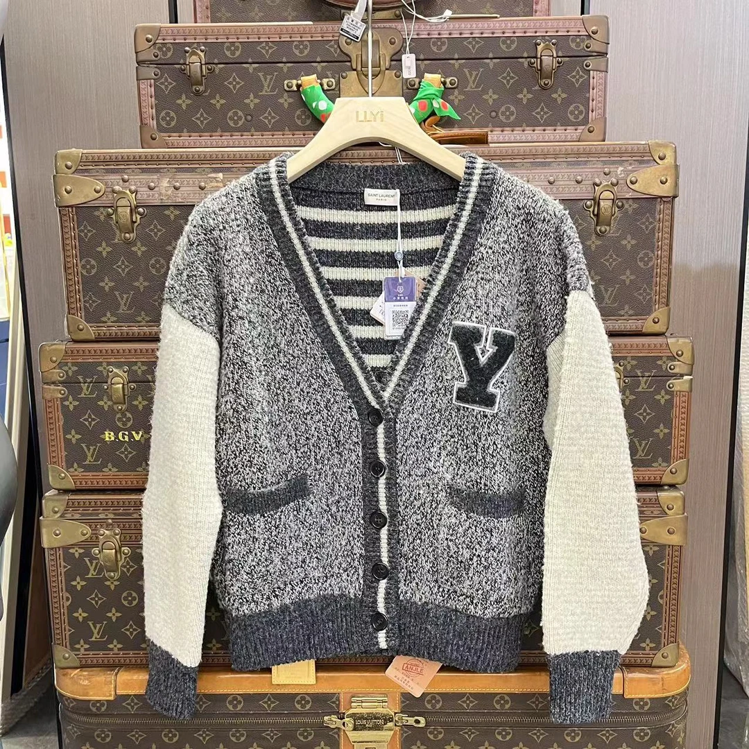 95新 YSL/圣罗兰 安洁利严选毛衣/YK0104371