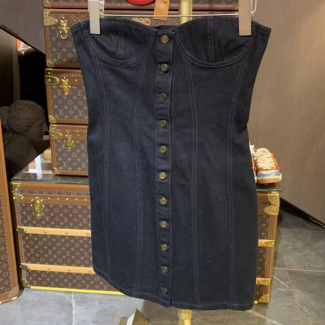95新 YSL/圣罗兰 安洁利严选连衣裙/YK0113557