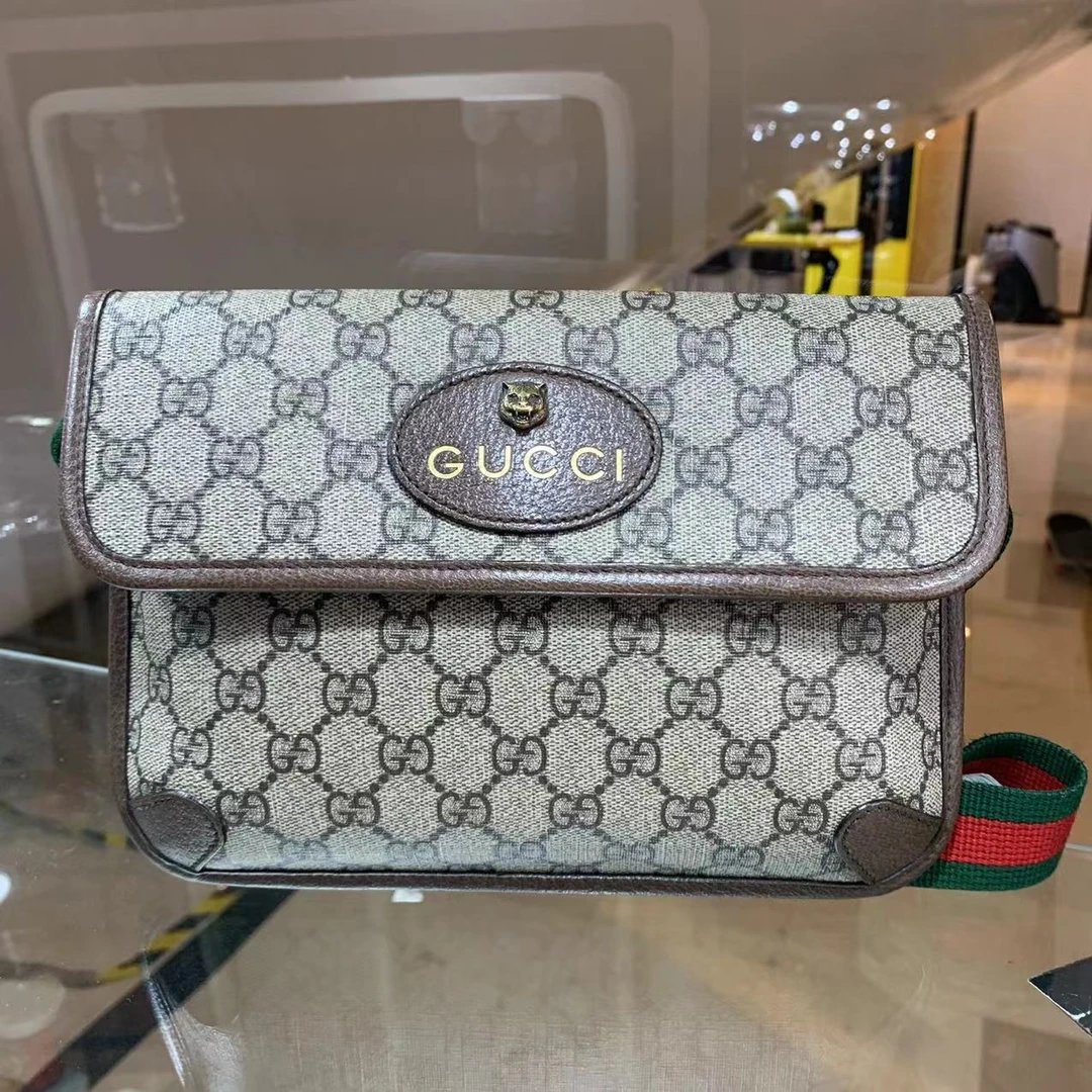 95新 GUCCI/古驰 安洁利田哥腰包/ZH712244