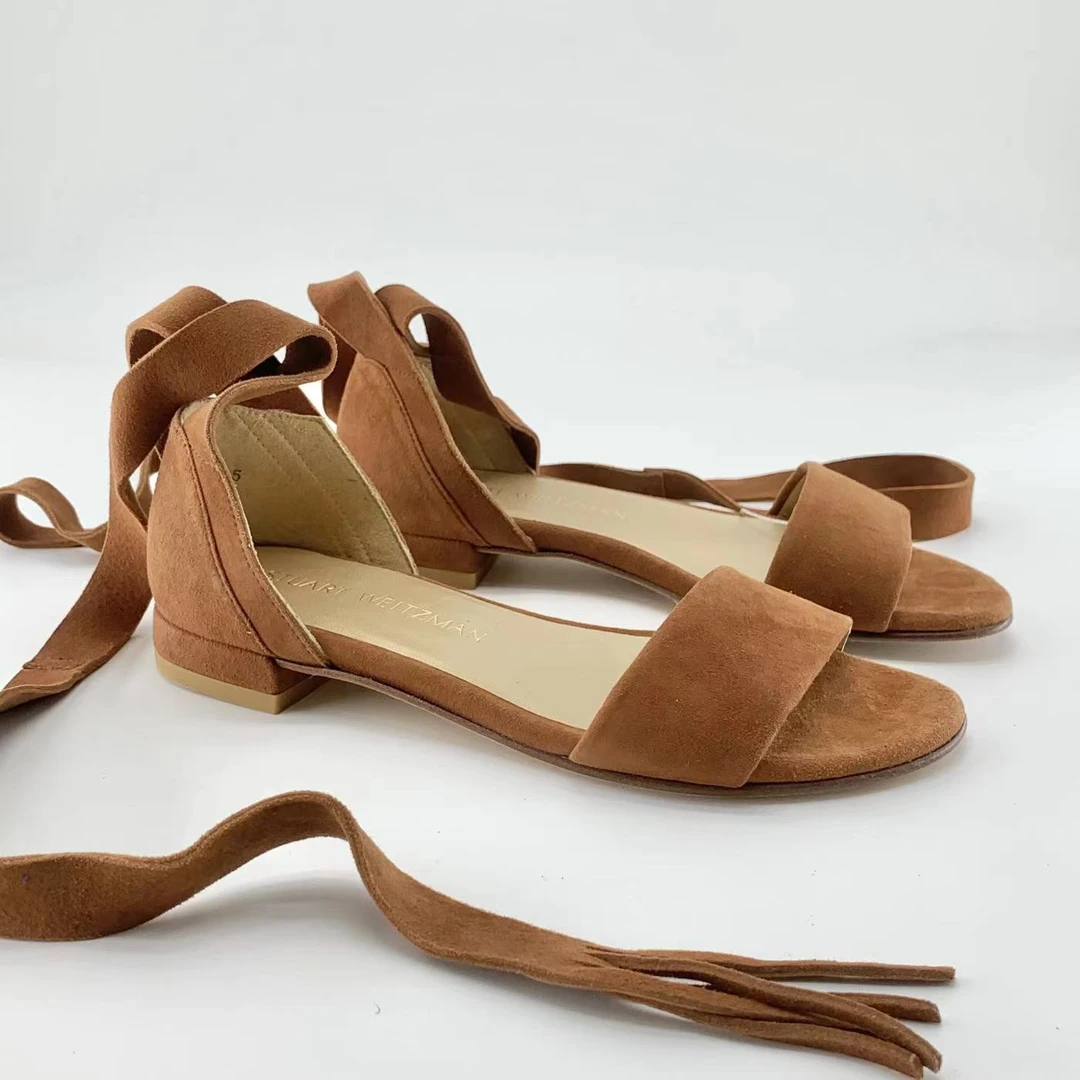 95新 StuartWeitzman 安洁利严选凉鞋/XK0104273