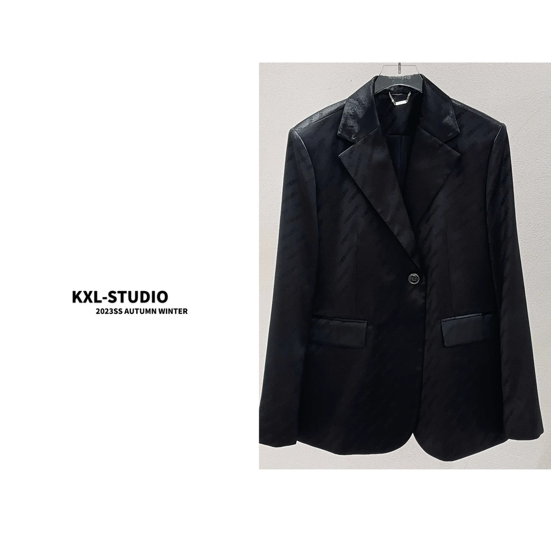 KXL-STUDIO重磅定制字母西服8090