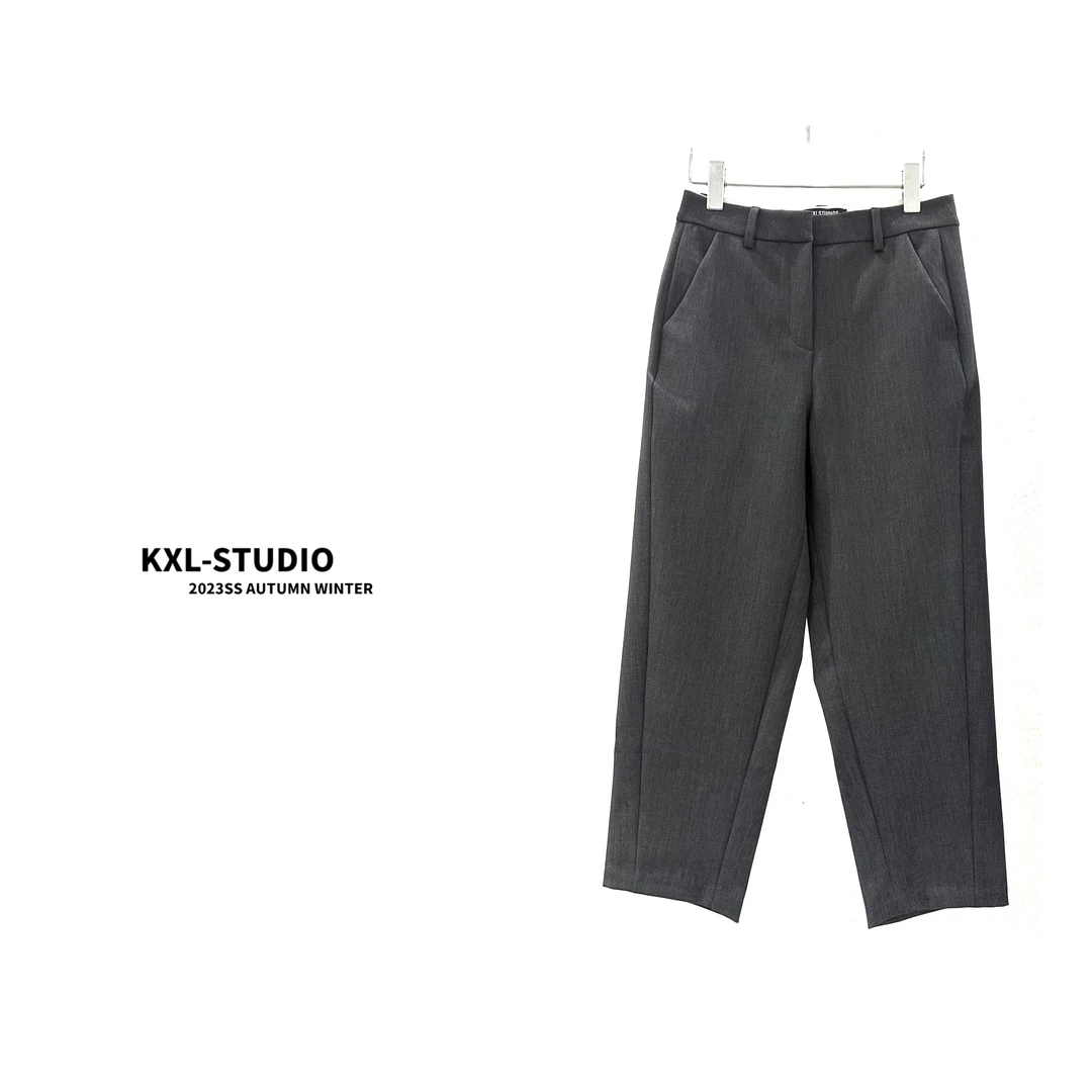 KXL-STUDIO“经典百搭”好穿西裤升级2.0加绒磨毛1020