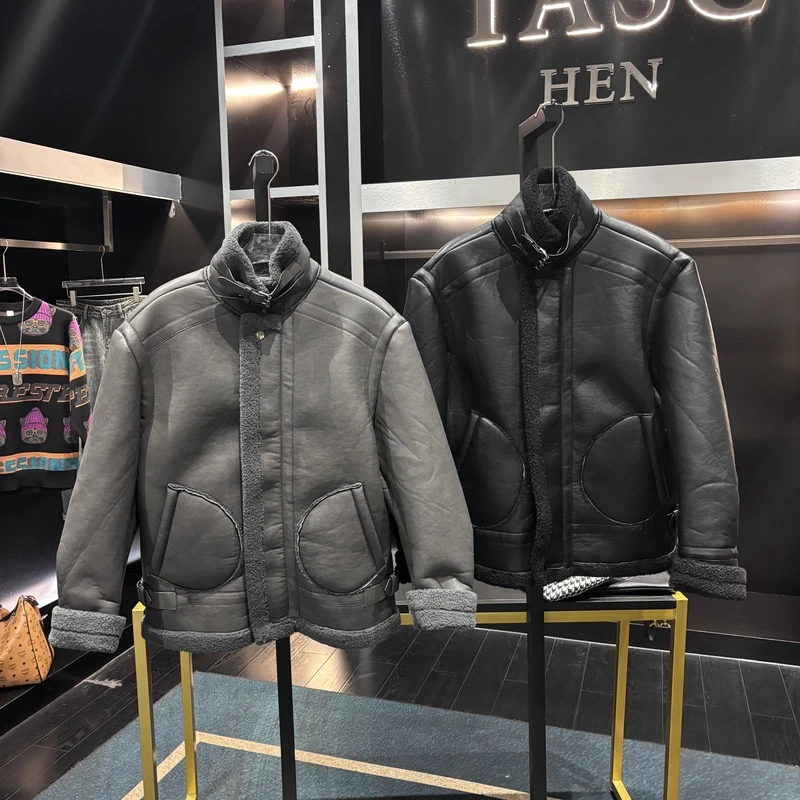 秋冬百搭简约潮流帅气休闲男外套