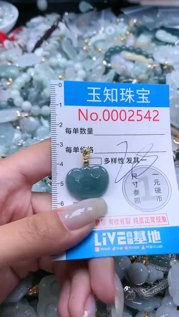 【闪购商品】翡翠颈饰未镶嵌2542请问