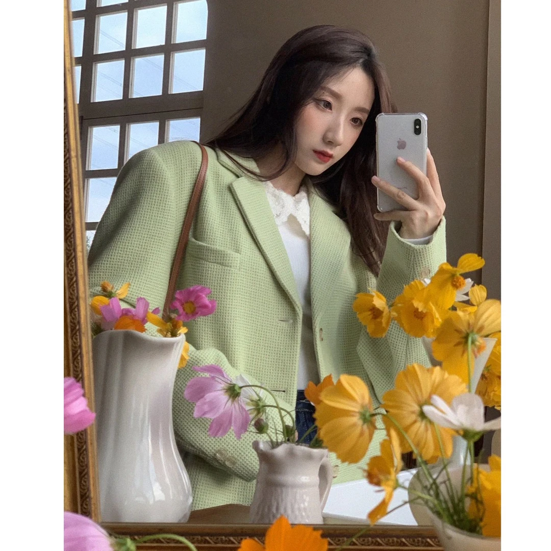 老莫同学 华夫格西装（SU1935）