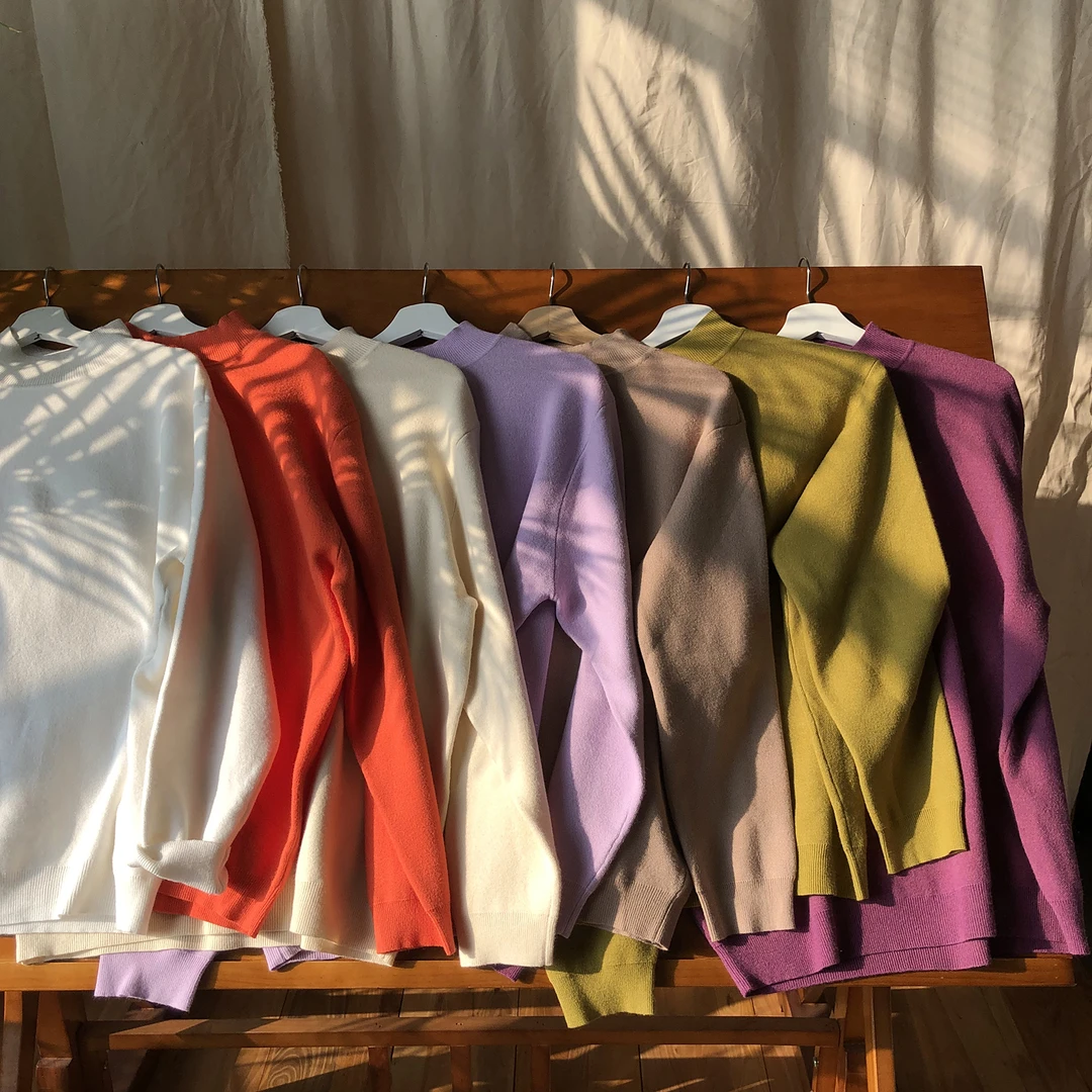 MASONPRINCE 加量不加价 升级克重 百搭小高领打底毛衫