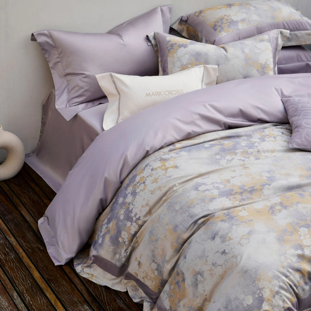 【玛洛驰】高端80s匹马棉艺术家高支高密色织大提花四件套