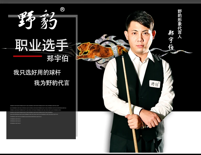 野豹野豹硬核台球杆中式台球杆