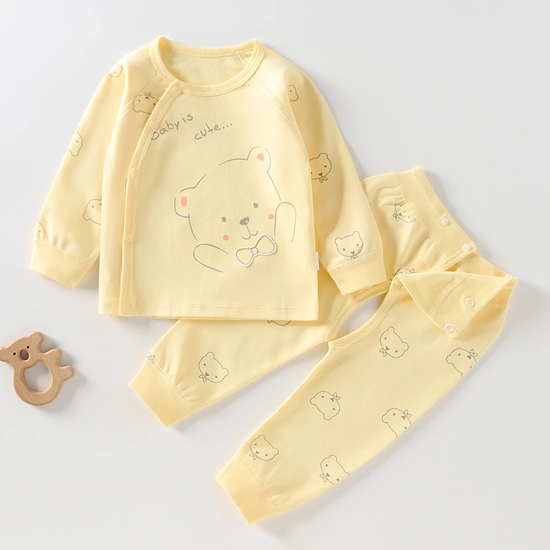 宝宝内衣套装纯棉儿童秋衣秋裤男女宝宝衣服婴儿打底内穿睡衣秋冬