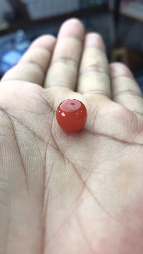 保山南红冰红云端高品质单珠9mm《多样式发货 自发无证书》