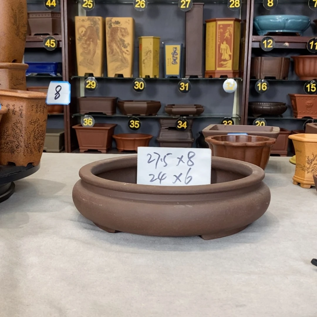 紫砂20CM以下紫砂花盆