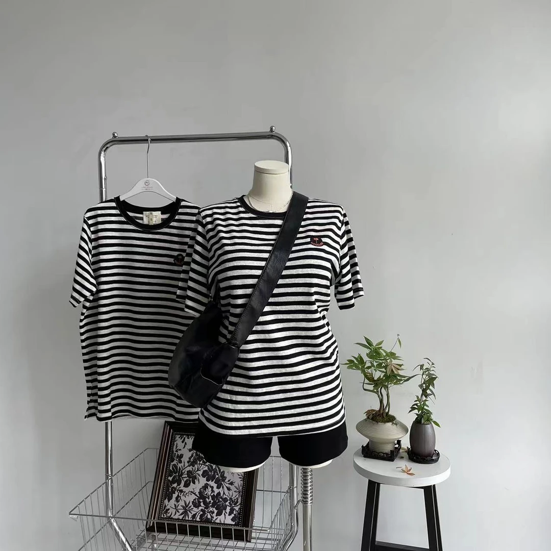 【WJ】秋款  玲  5138   条纹T恤（3-6）