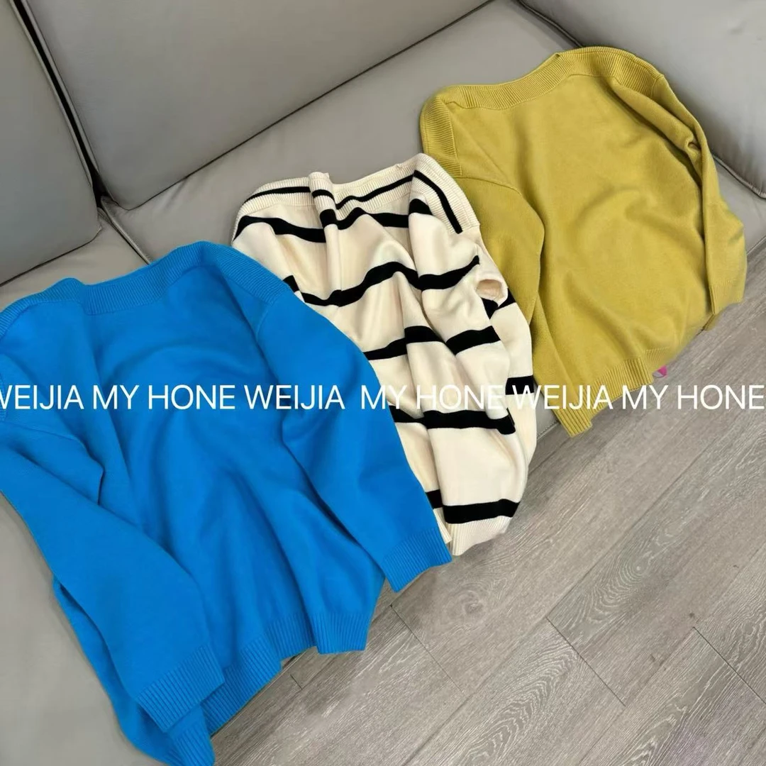 【WJ】秋款石 88152  三色针织上衣（均码）