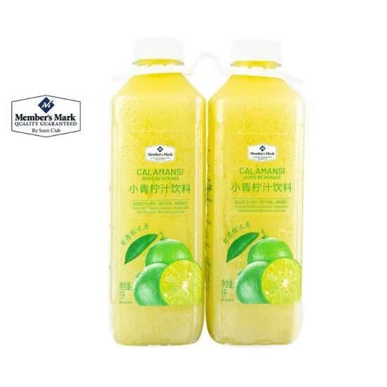 Member'sMark 小青柠汁饮料 1L*2支/组夏日必备饮品