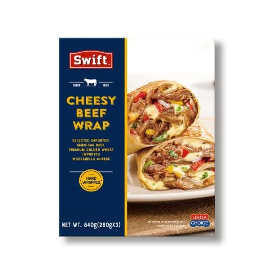 Swift 芝士牛肉卷 840g(280g*3)早餐