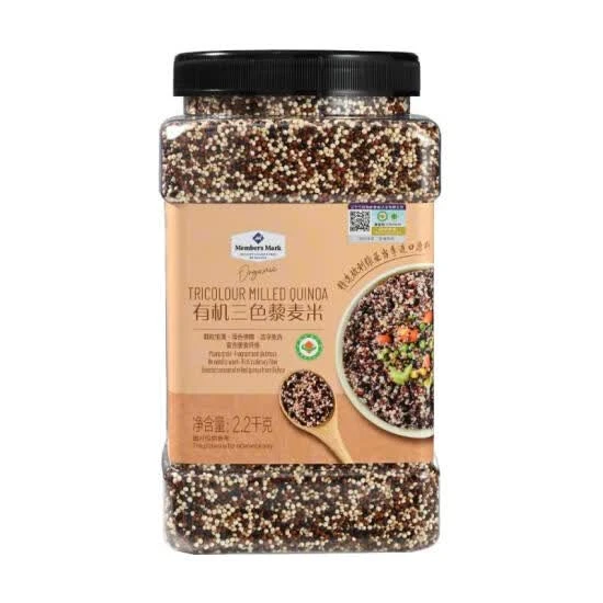 有机三色藜麦米 2.2kg/罐小麦