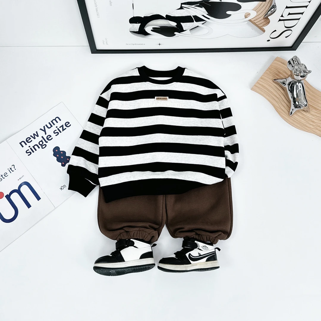 儿童新卫衣加绒款长袖2025新款秋冬装男童 D-ZM136 悠悠童话童装