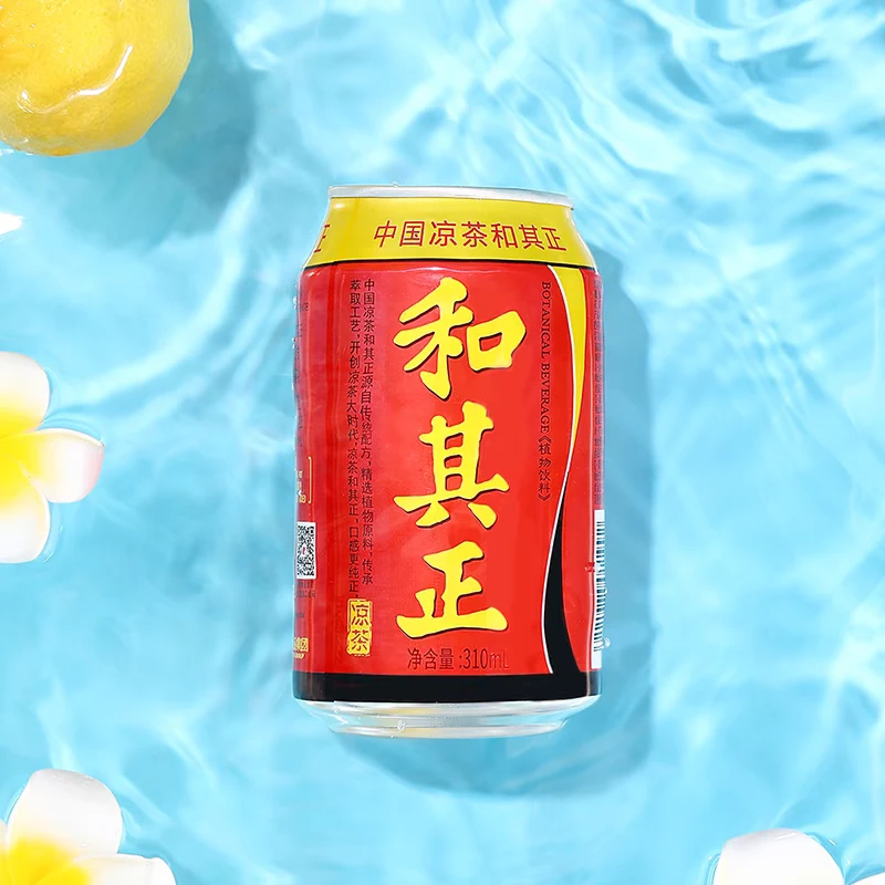 【6罐】达利园和其正凉茶310m好喝凉爽解暑