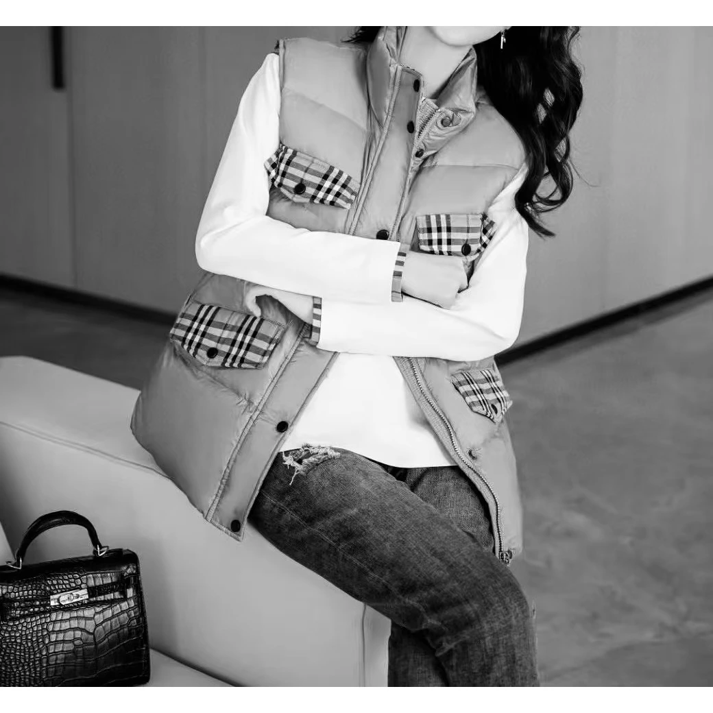 时尚秋冬季羽绒马甲190012