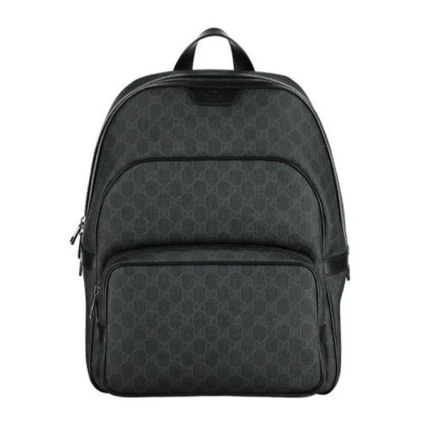 GUCCI/古驰黑色老花双肩包/98新/背包/书包/旅行包322069