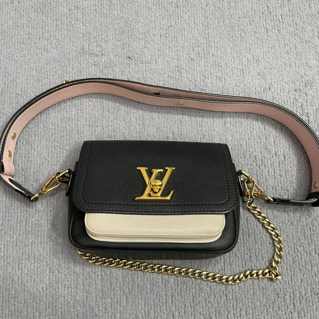 99新 LouisVuitton/路易威登 LV/LOCKME TENDER单肩斜挎包/老德子