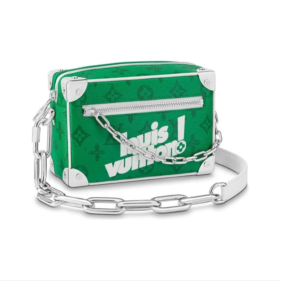 99新 LouisVuitton/路易威登 LV/Soft Trunk/绿盒子/盒子包软盒子