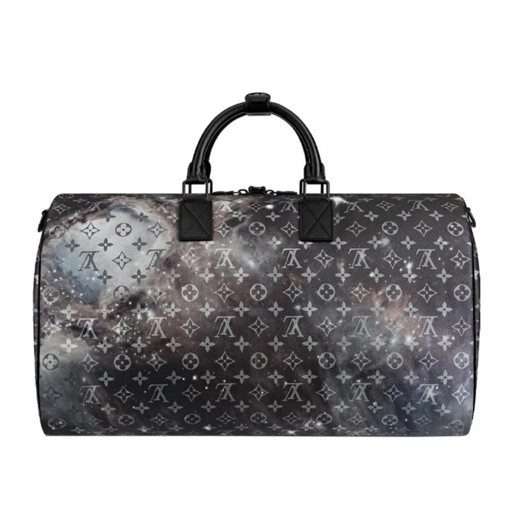 LV/星空KEEPALL50旅行袋/行李包/99新/公价23000登机牌行李环