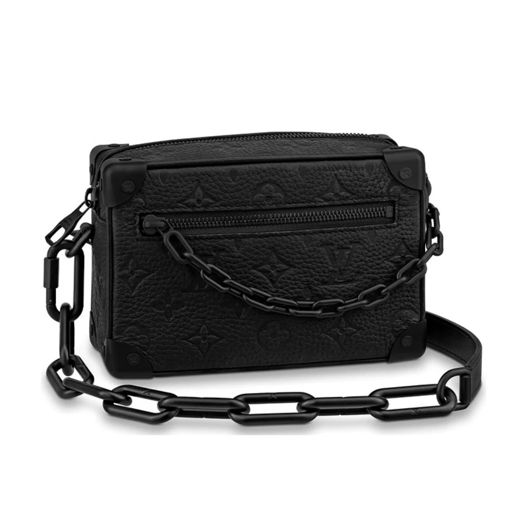 99新 LouisVuitton/路易威登 Soft Trunk压花盒子/98新牛皮软盒子