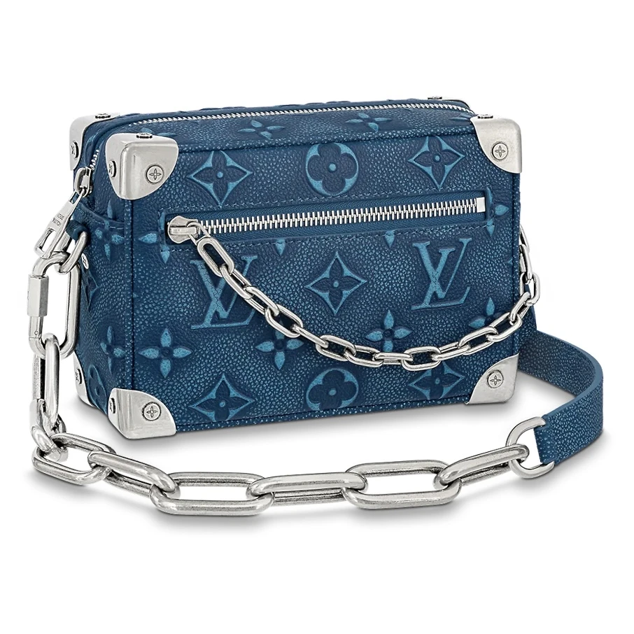 99新 LouisVuitton/路易威登  LV/牛仔盒子SoftTrunk/SS23限定