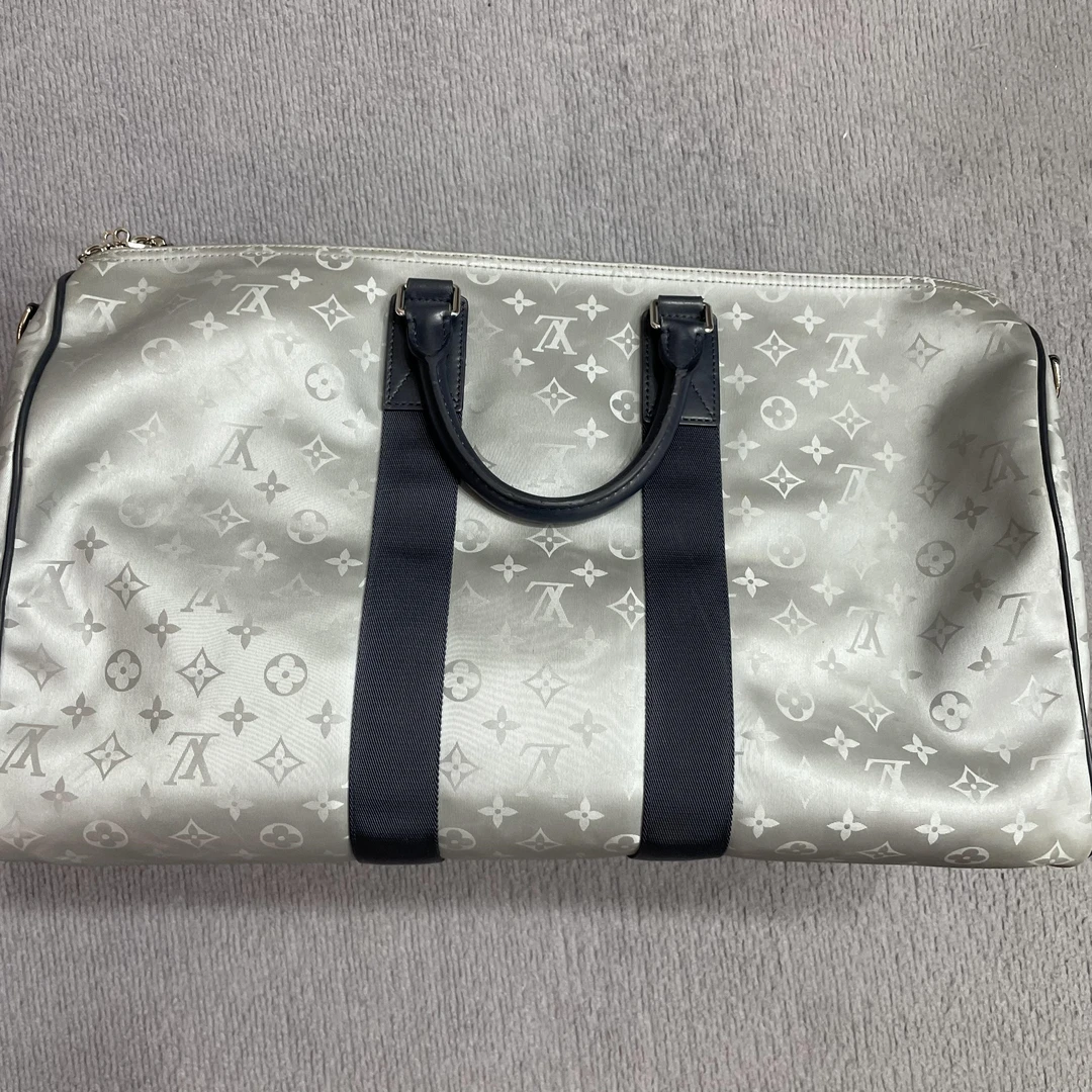 99新 LouisVuitton/路易威登 LV/KEEPALL50限定镭射旅行袋/老德子