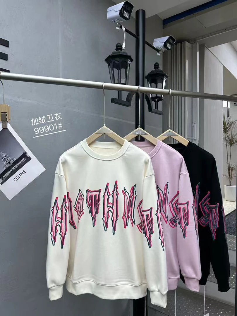 【加绒】-YLT-99901-欧潮阔版私服卫衣男女同款--