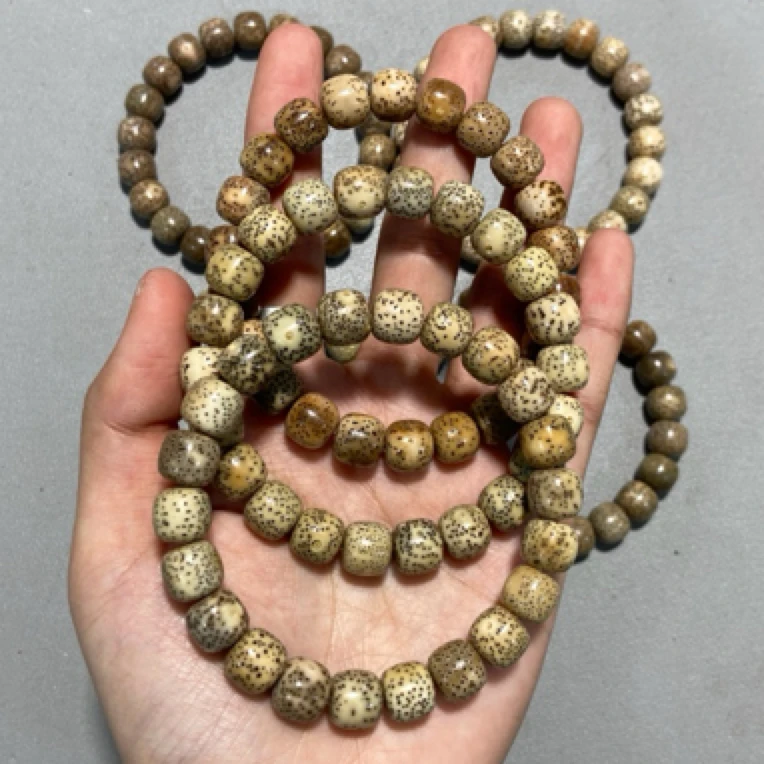 Y386原生态海南料星月菩提卡10×9老型单圈（底色多样性发货发其一）