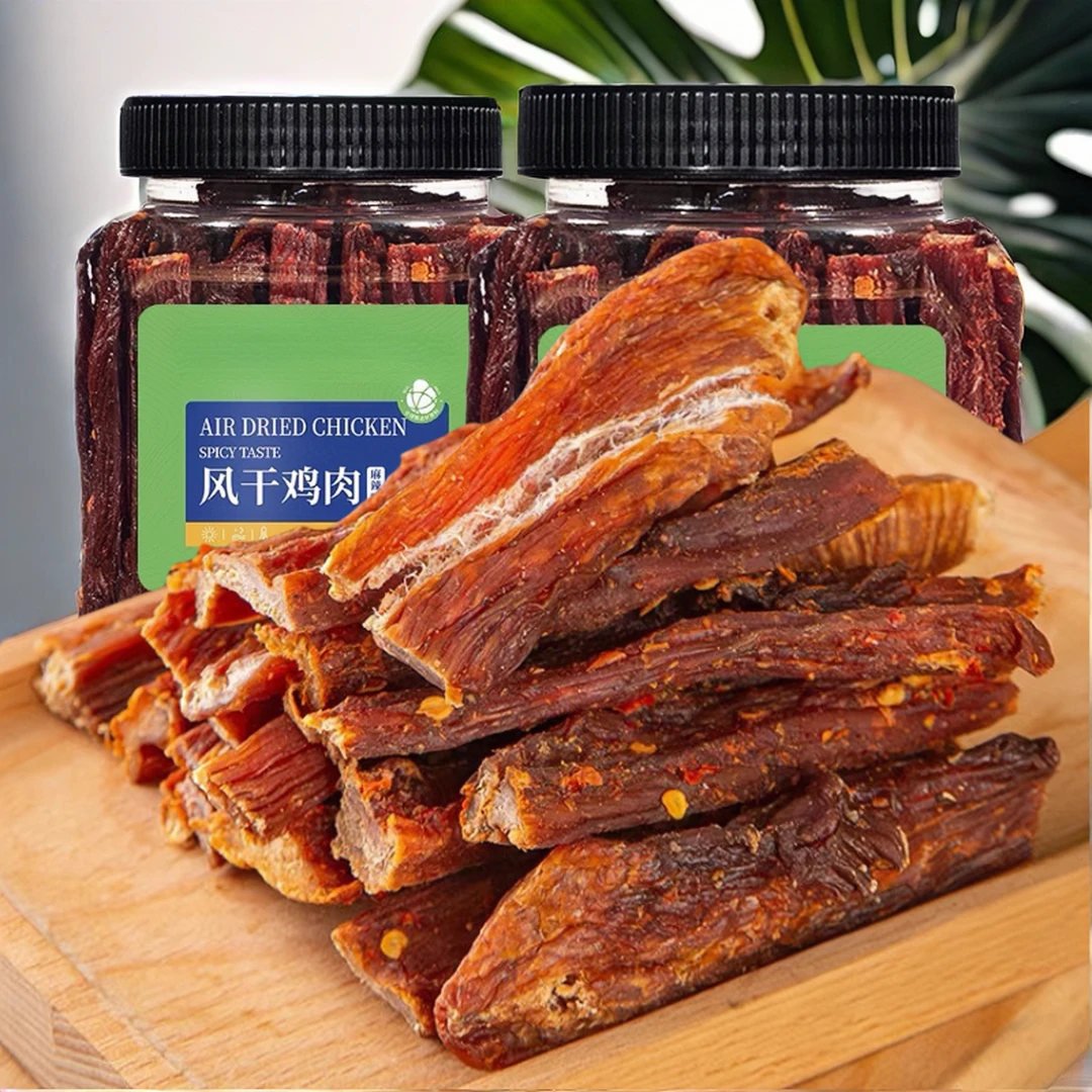 风干鸡肉干鸡肉条鸡胸肉干低减解馋网红肥卡脂磨牙棒高小蛋零食白