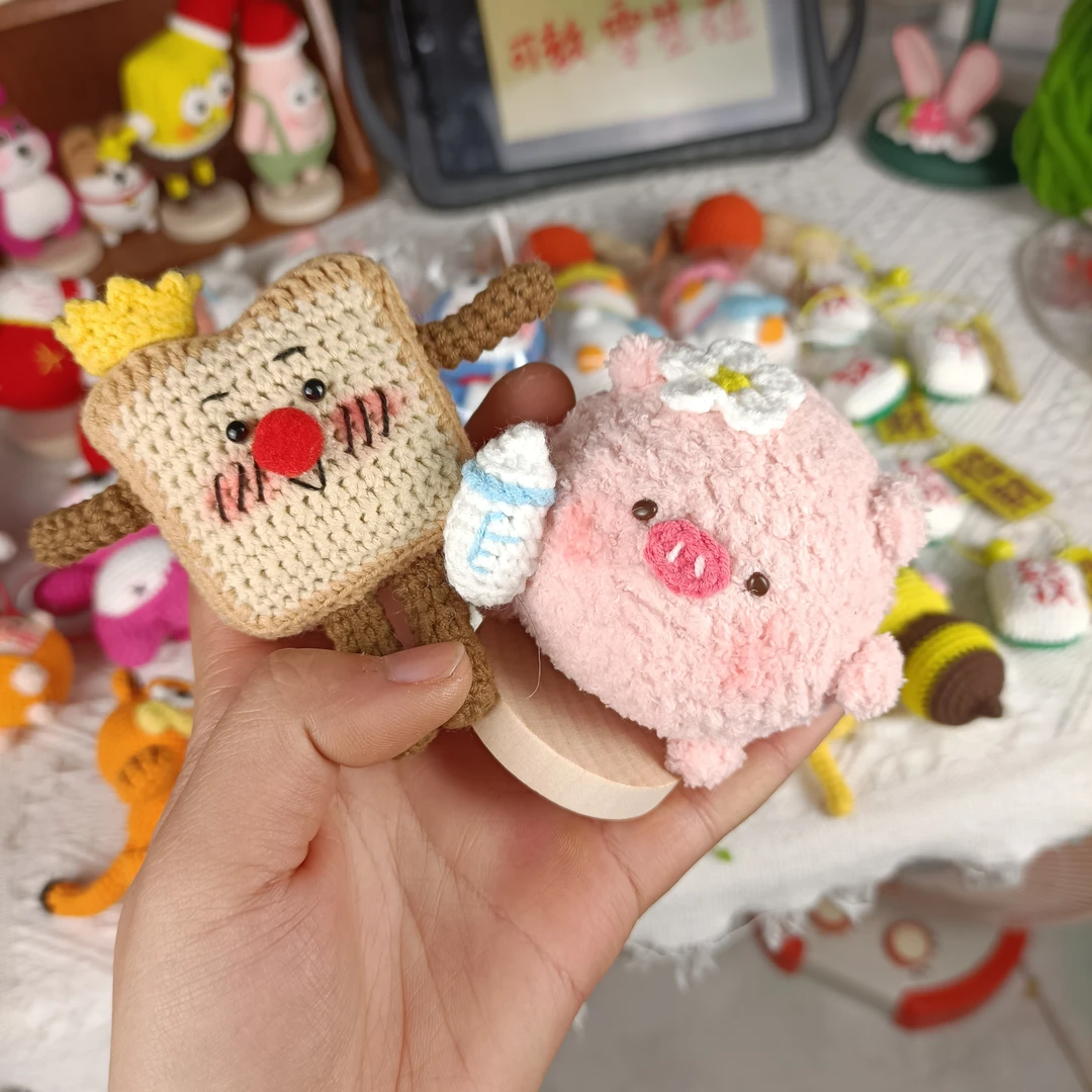 客订钩织小猪仔改价链接