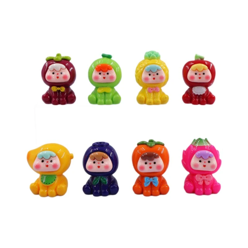 【水果崽崽4】实色透色diy创意手工摆件车载摆设网红可爱水果家用