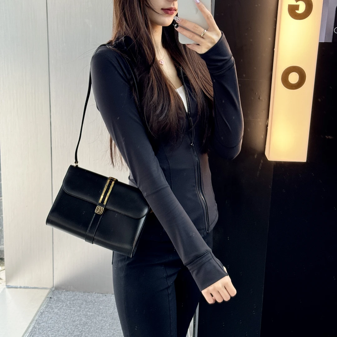 95新 DIOR/迪奥 H169黑色单肩斜挎包包