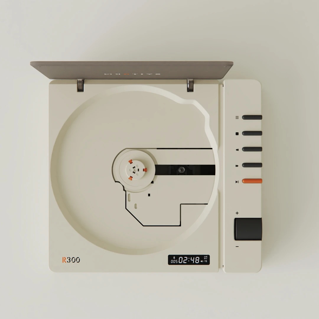 Syitren赛塔林R300CD播放机/复古高音质听专辑纯CD机便携式