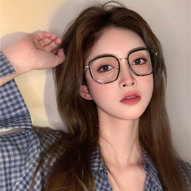 防蓝光时尚大框老花镜女高清洋气中老年不规则男新款老光远视眼镜
