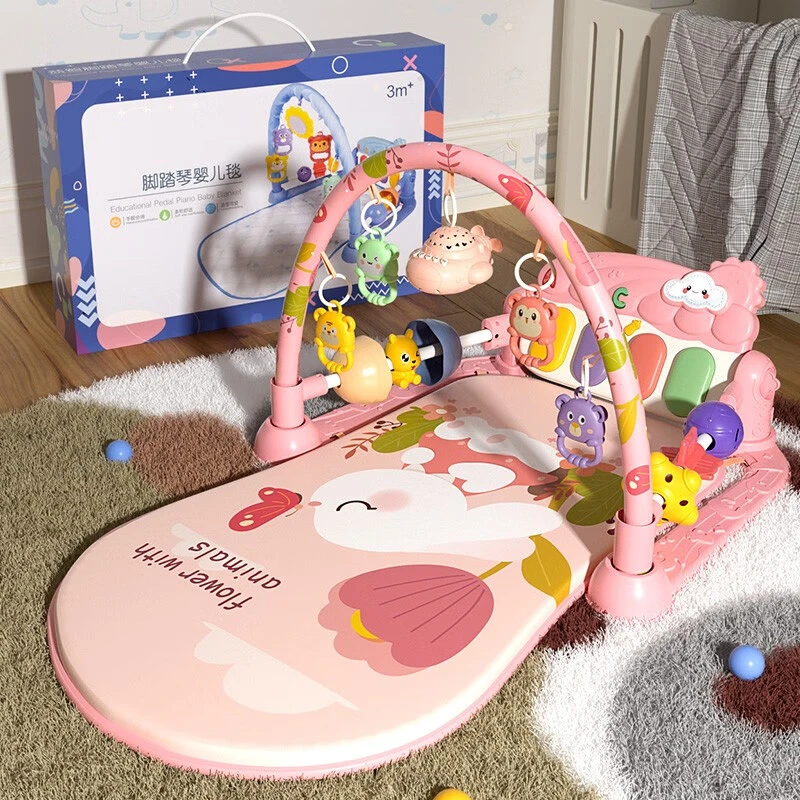 婴儿玩具0-1岁健身架婴儿脚踏钢琴新生幼儿礼盒宝宝用品满月礼物