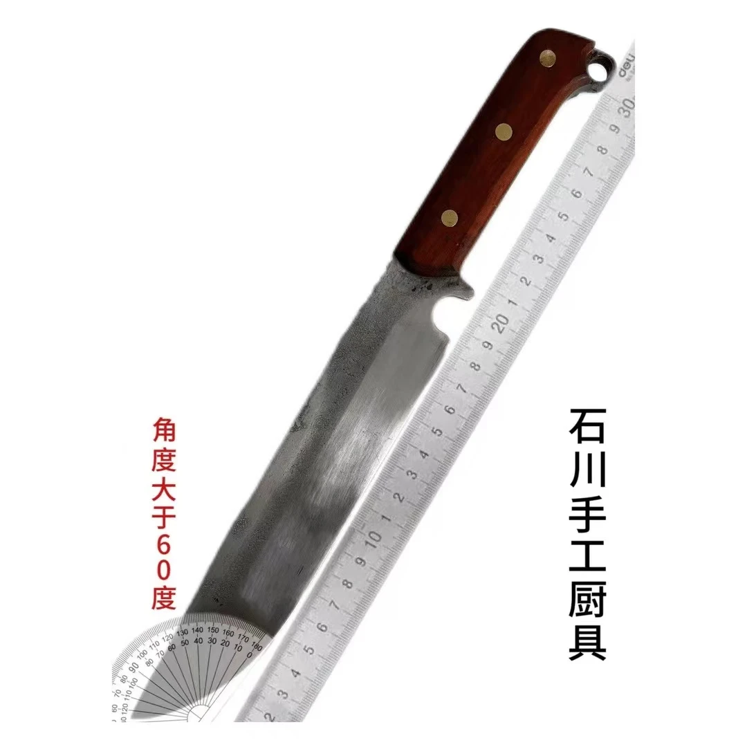 龙泉石川一体龙骨砍骨刀好用锋利  6号刀