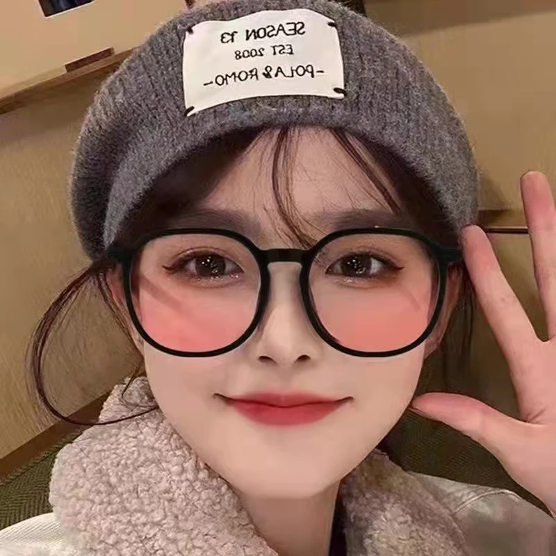 韩版新款网红街拍凹造型腮红太阳眼镜女潮高级感素颜显瘦圆脸墨镜