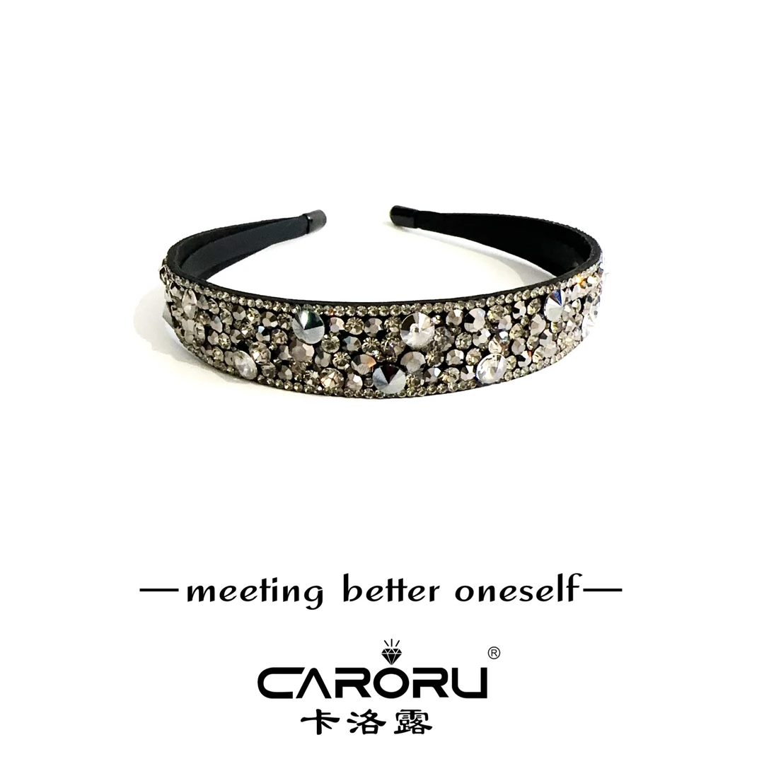 CARORU/卡洛露【豪华版．星辰】专柜版定制款施华洛奥钻发箍法式气质