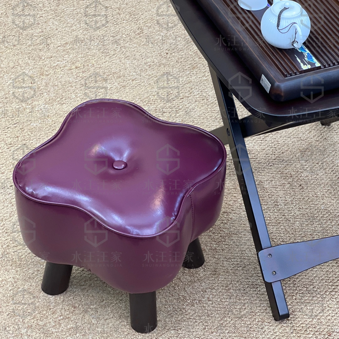 【星光凳】新中式实木家用板凳矮凳鞋凳圆凳小凳客厅家用玄关换鞋