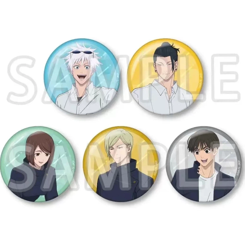 咒术回战 花火大会怀玉吧唧 Q版皮革吧唧徽章（默认代拆）