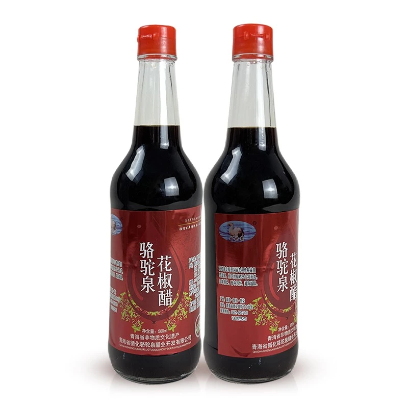 骆驼泉酿造花椒醋500mL*1瓶 传统手工纯粮发酵