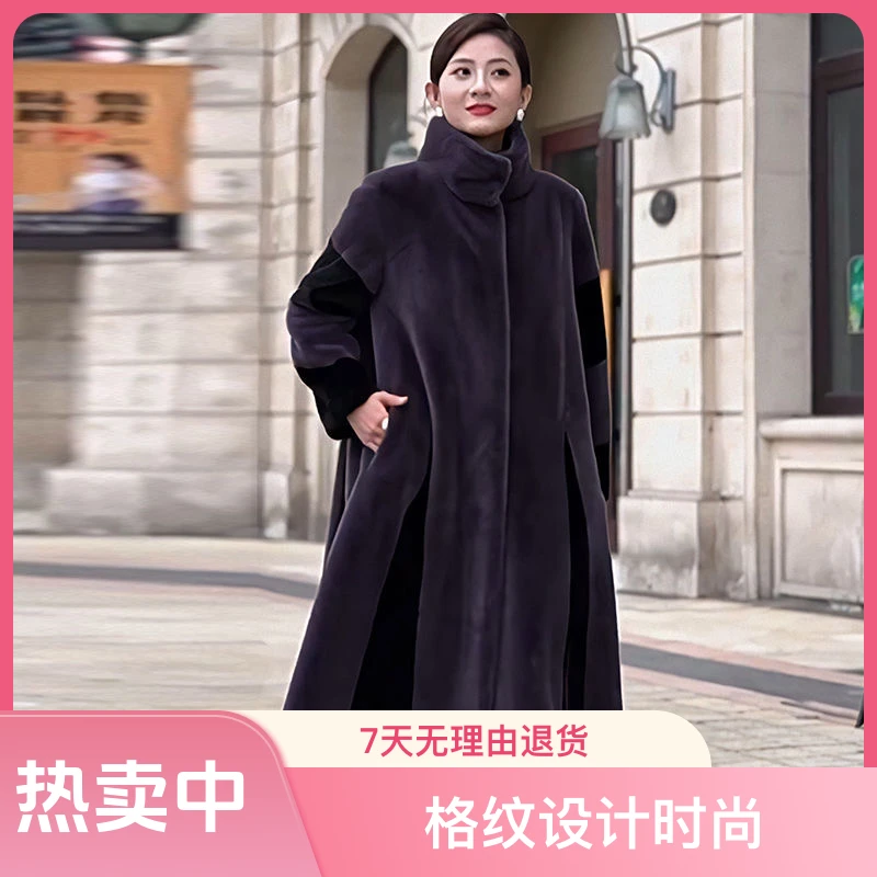 【依岚.轻奢】衣长110新款秋冬气质贵夫人休闲时尚宽松外套