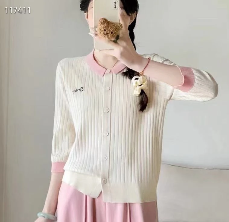 LY241-LY260夏季凉爽舒适撤柜针织衫上衣(拍对应编号）