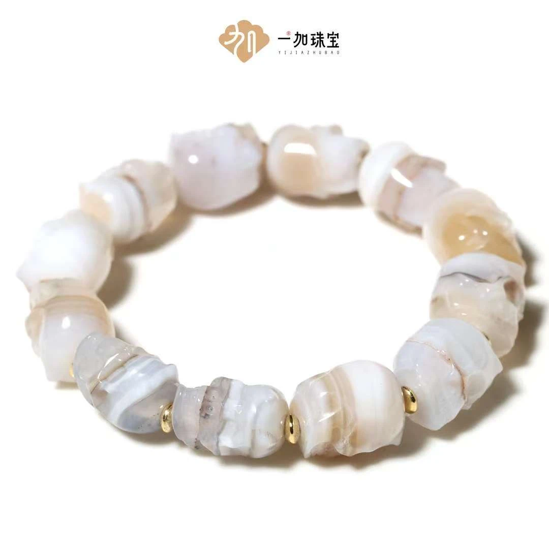 壹加思默-阿呆多宝玛瑙手串多样性发一