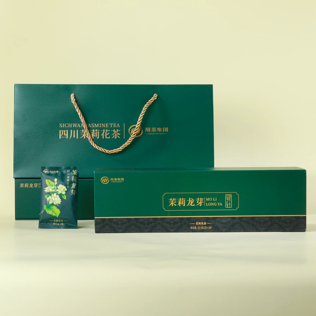 XF/叙府XX《年货补贴》新茶*茉莉龙芽* 高级单芽*茉莉花茶 礼盒套装